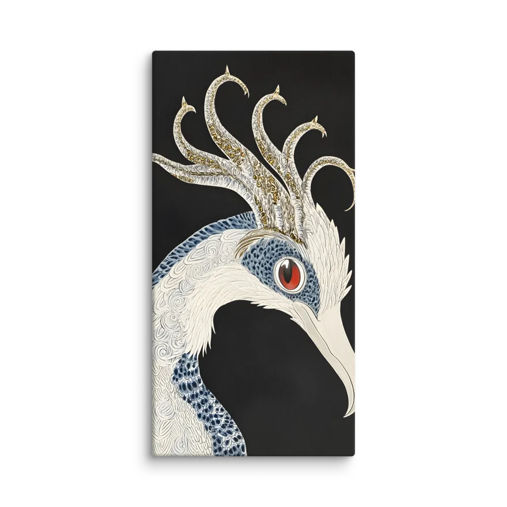 Elegance of the Majestic Peacock | Canvas | 24″×48″