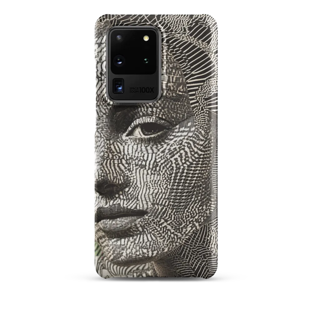 Intricate Patterns of the Human Face | Phone Case |  S20 Ultra | Snap Case | Matte