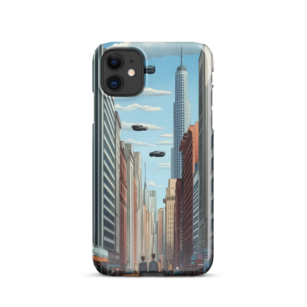 Futuristic Stroll through the Urban Skyline