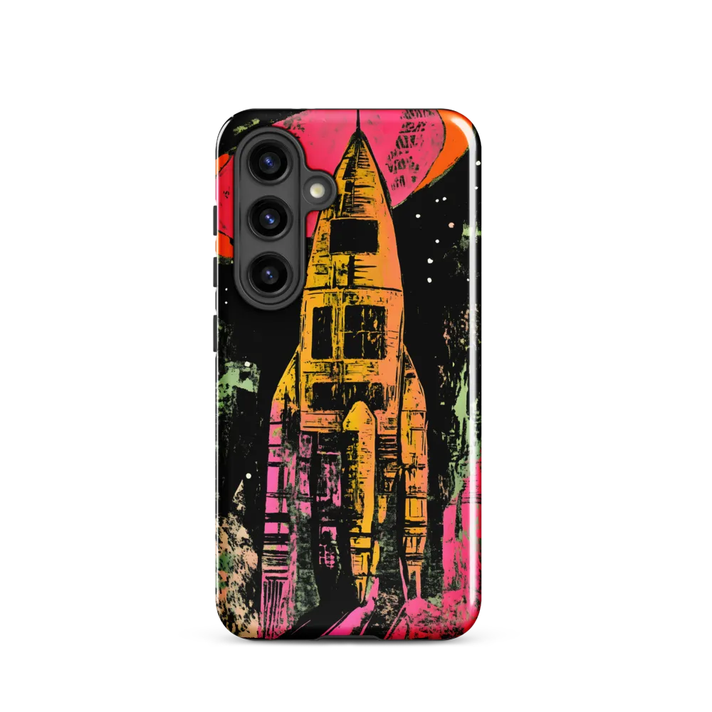 Cosmic Voyage: A Surreal Rocket Adventure