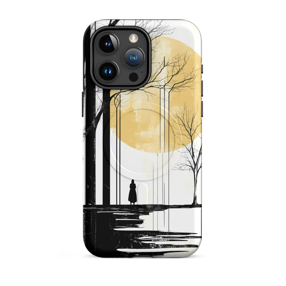 Solitude Under the Yellow Sun | Phone Case |  15 Pro Max | MagSafe® Tough Case | Matte