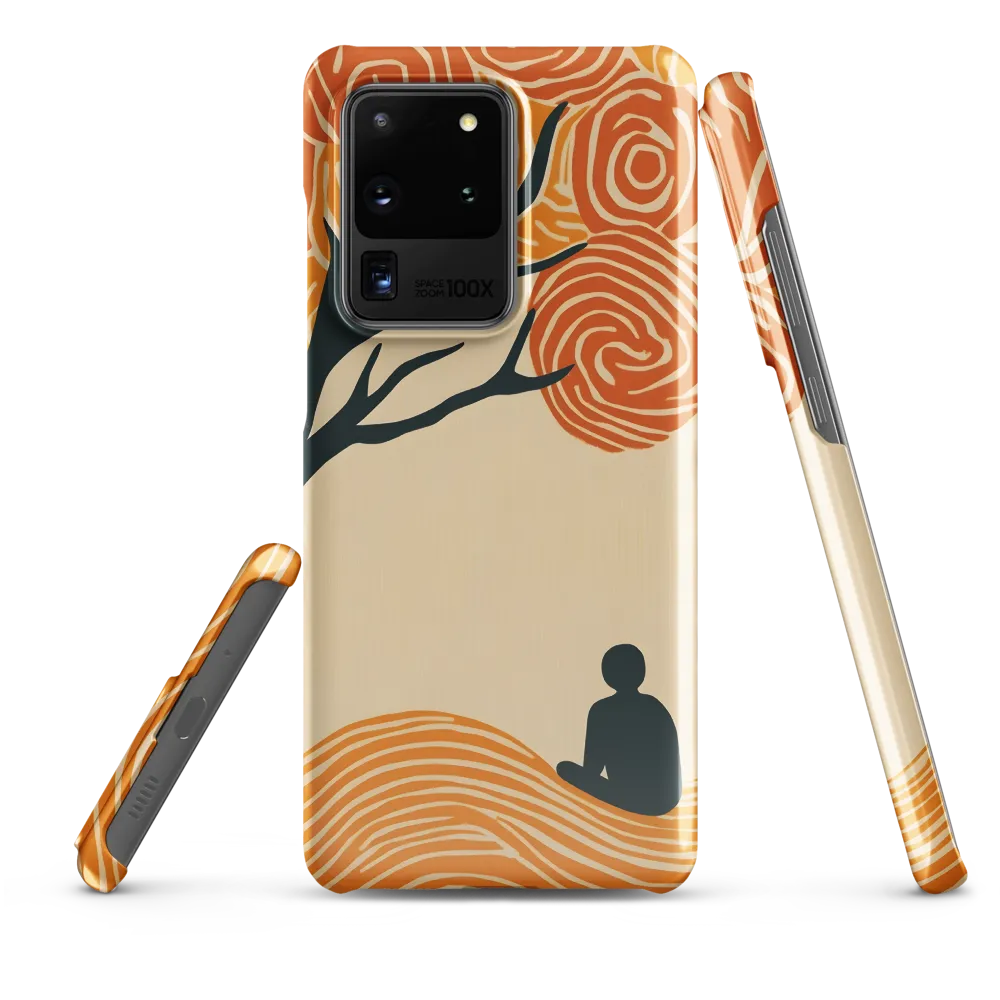 Silent Reflections under Swirling Leaves
