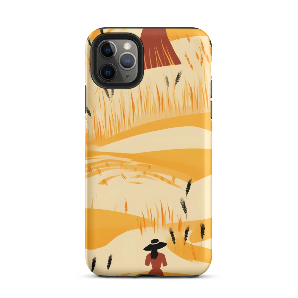 Embracing the Fields: A Floral Journey | Phone Case |  11 Pro Max | Tough Case | Matte