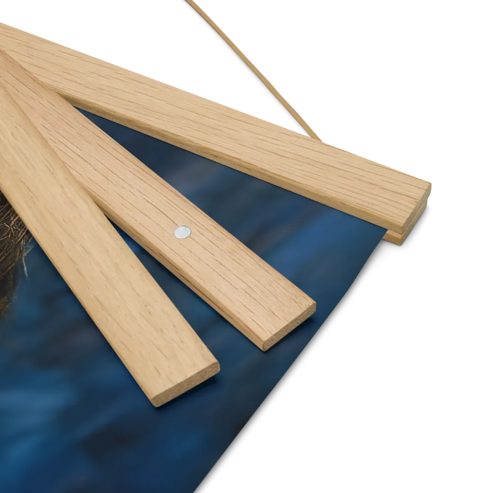 Whispers of Tranquility | Poster With Oak Wood Hanger | 16″×16″