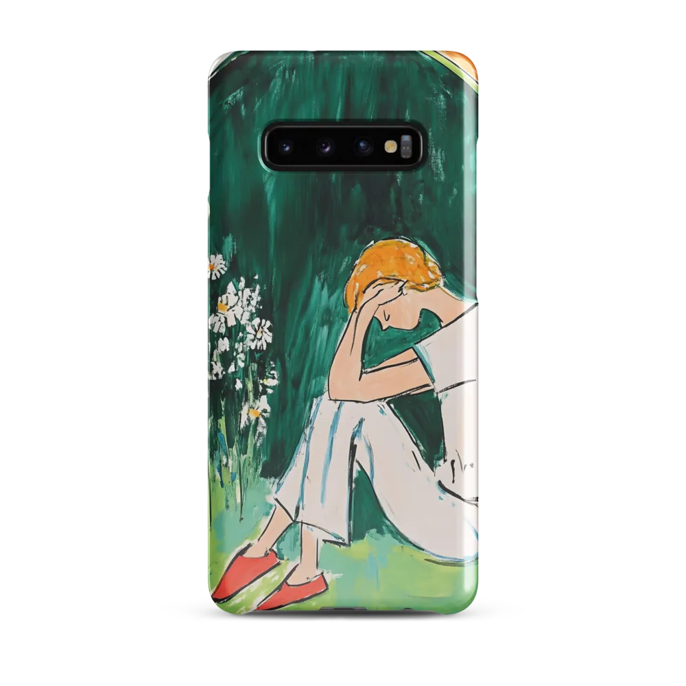 Silent Sorrow | Phone Case |  S10 Plus | Snap Case | Glossy