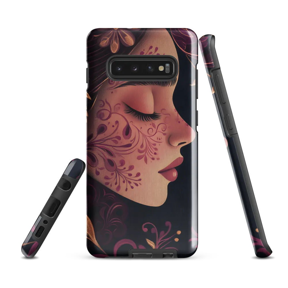 Serenity in Bloom | Phone Case |  S10 Plus | Tough Case | Glossy