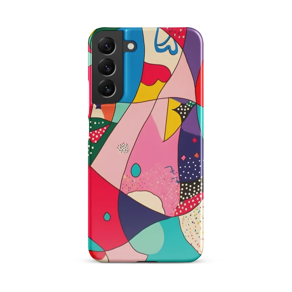 Playful Geometry in Color | Phone Case |  S22 Plus | Snap Case | Glossy