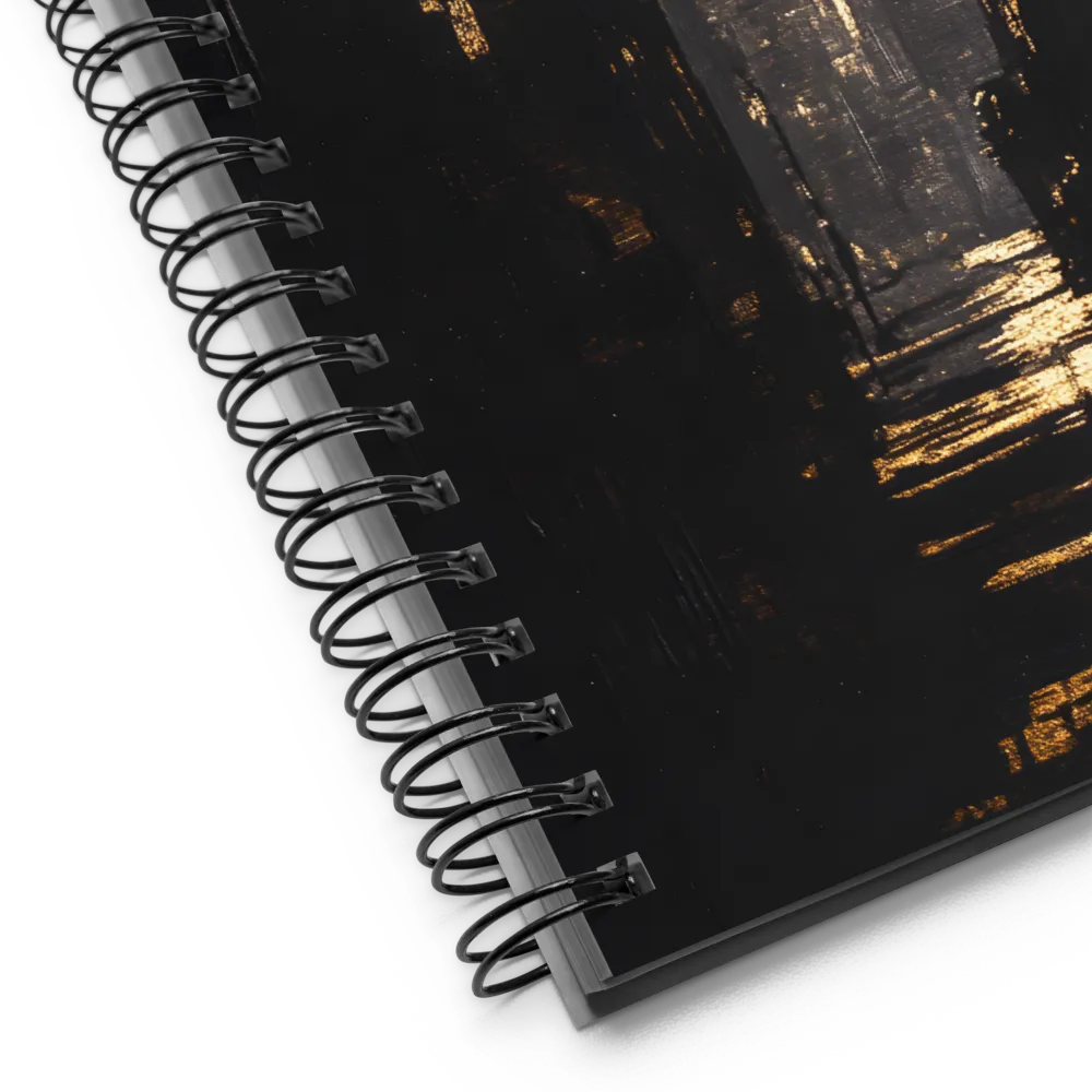 Whispers of Gold | Spiral Notebook