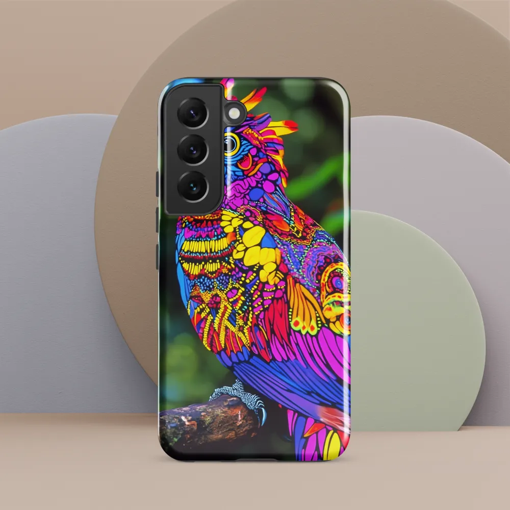 Vibrant Psychedelic Parrot