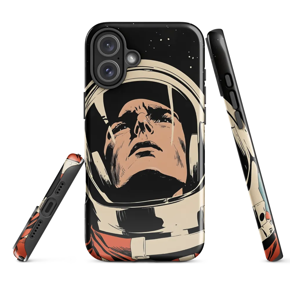 Gaze of the Astronaut | Phone Case |  16 Plus | Tough Case | Glossy