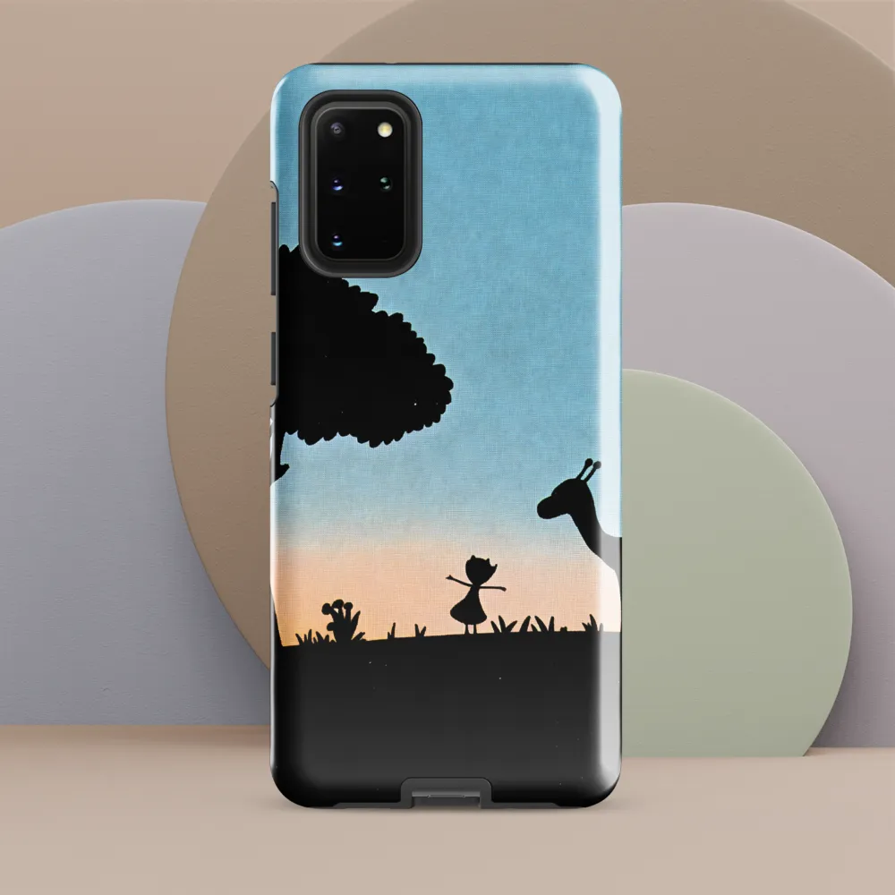 Curiosity in the Silhouette | Phone Case |  S20 Plus | Tough Case | Glossy