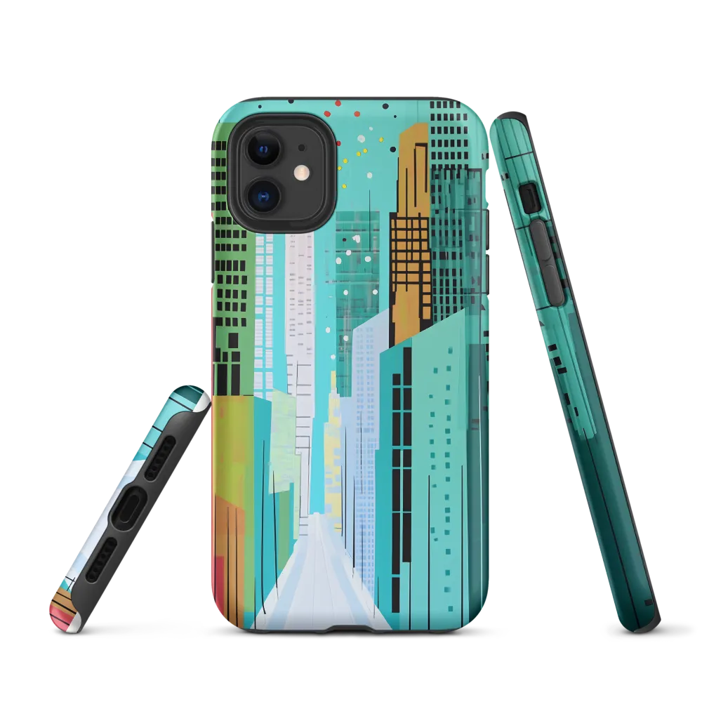 Urban Symphony in Turquoise | Phone Case |  11 | Tough Case | Matte