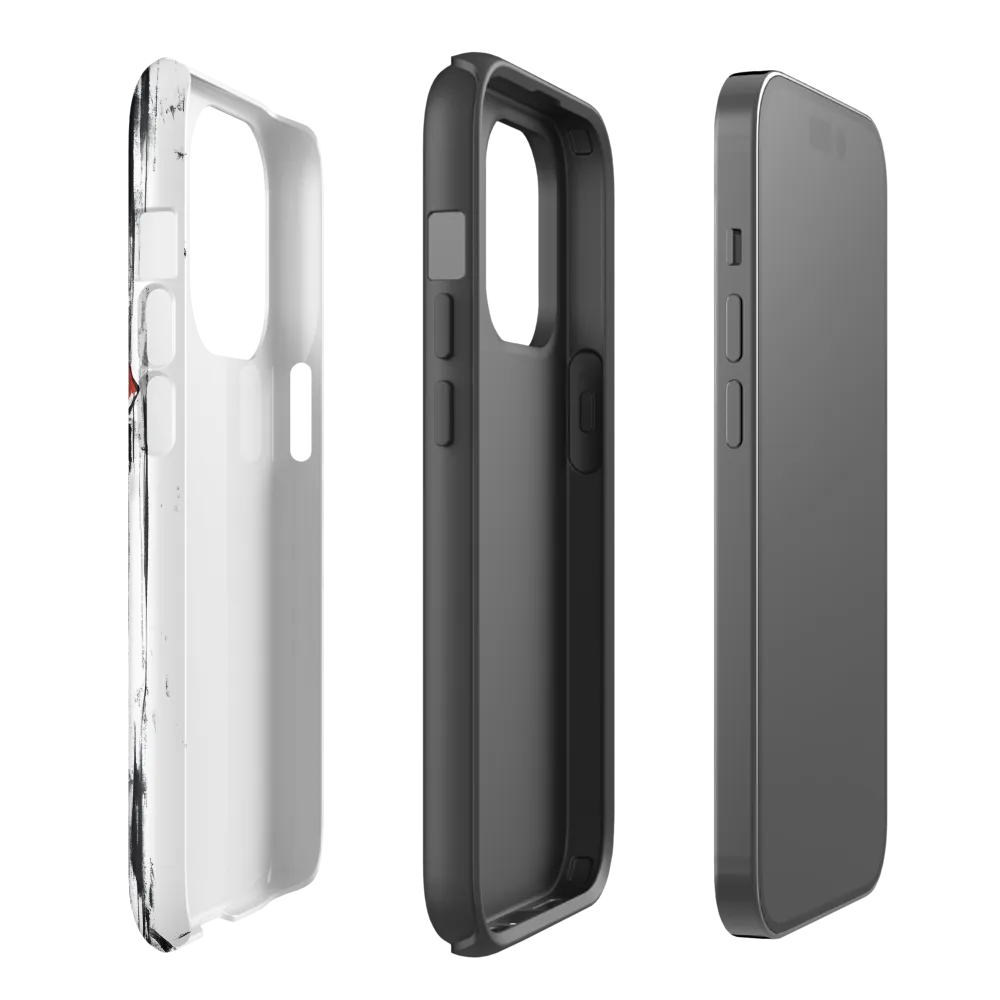 The Edgy Elegance | Phone Case |  14 Pro | Tough Case | Matte