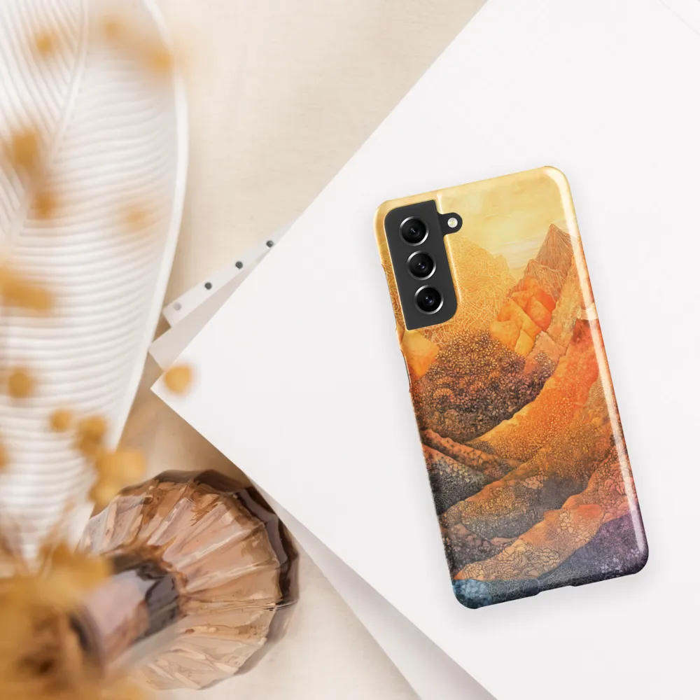 Serene Peaks of Color