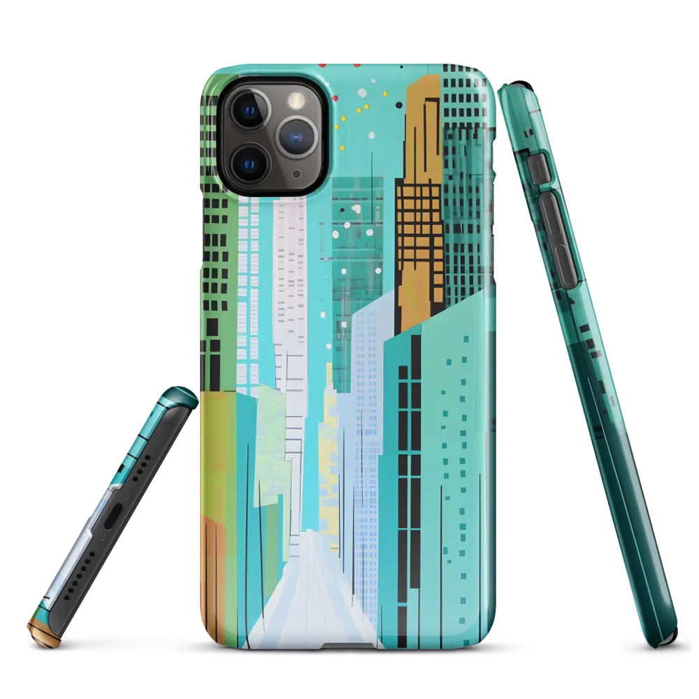 Urban Symphony in Turquoise | Phone Case |  11 Pro Max | Snap Case | Glossy