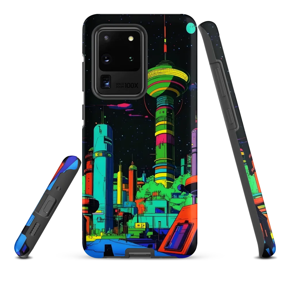 Neon Dreams: A Futuristic Cityscape
