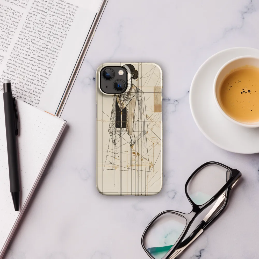 Elegance in Lines | Phone Case |  13 | Snap Case | Glossy