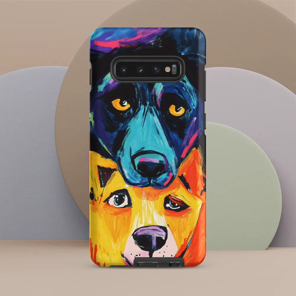 Vibrant Companions: An Expression of Canine Spirit