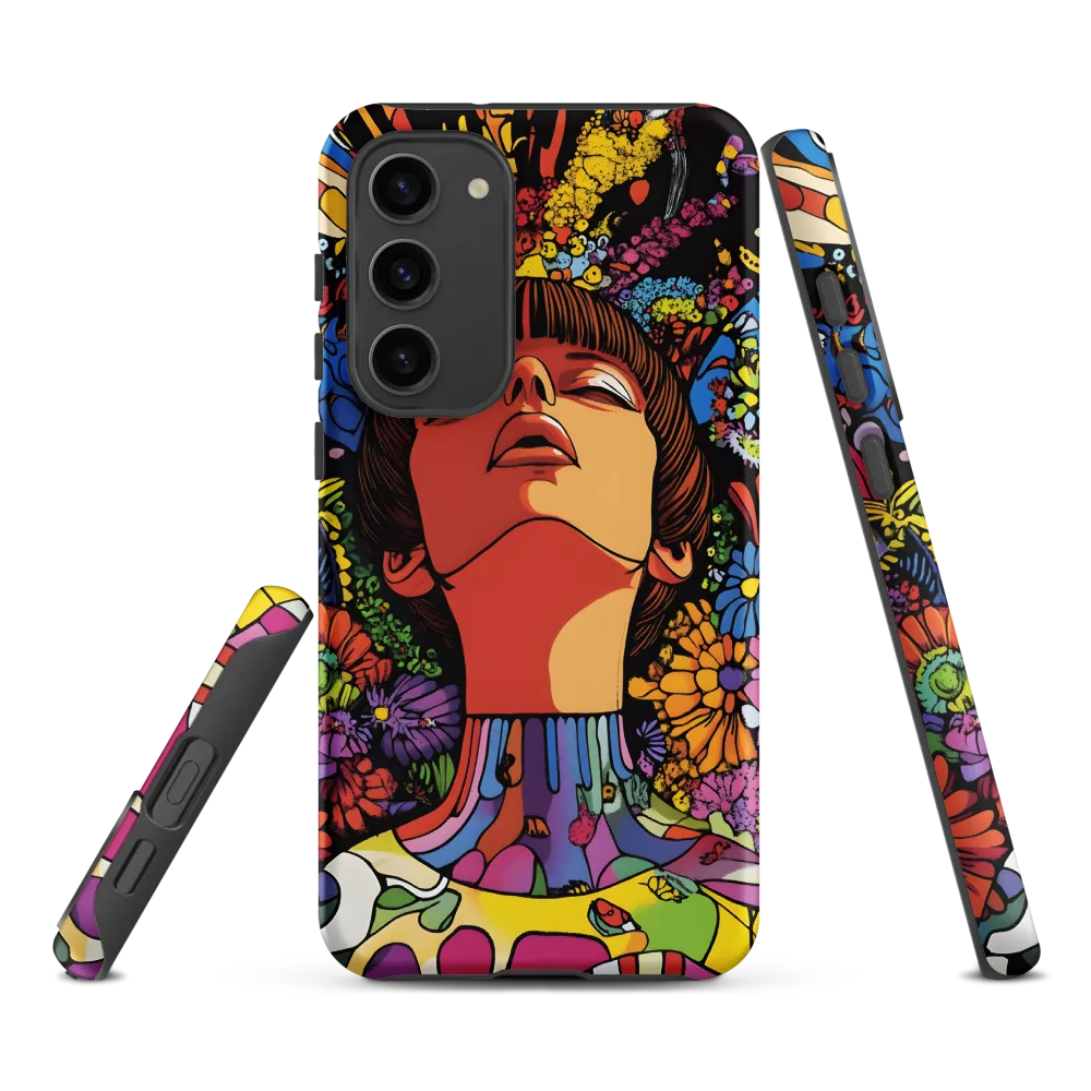 Vibrant Ecstasy: A Psychedelic Portrait