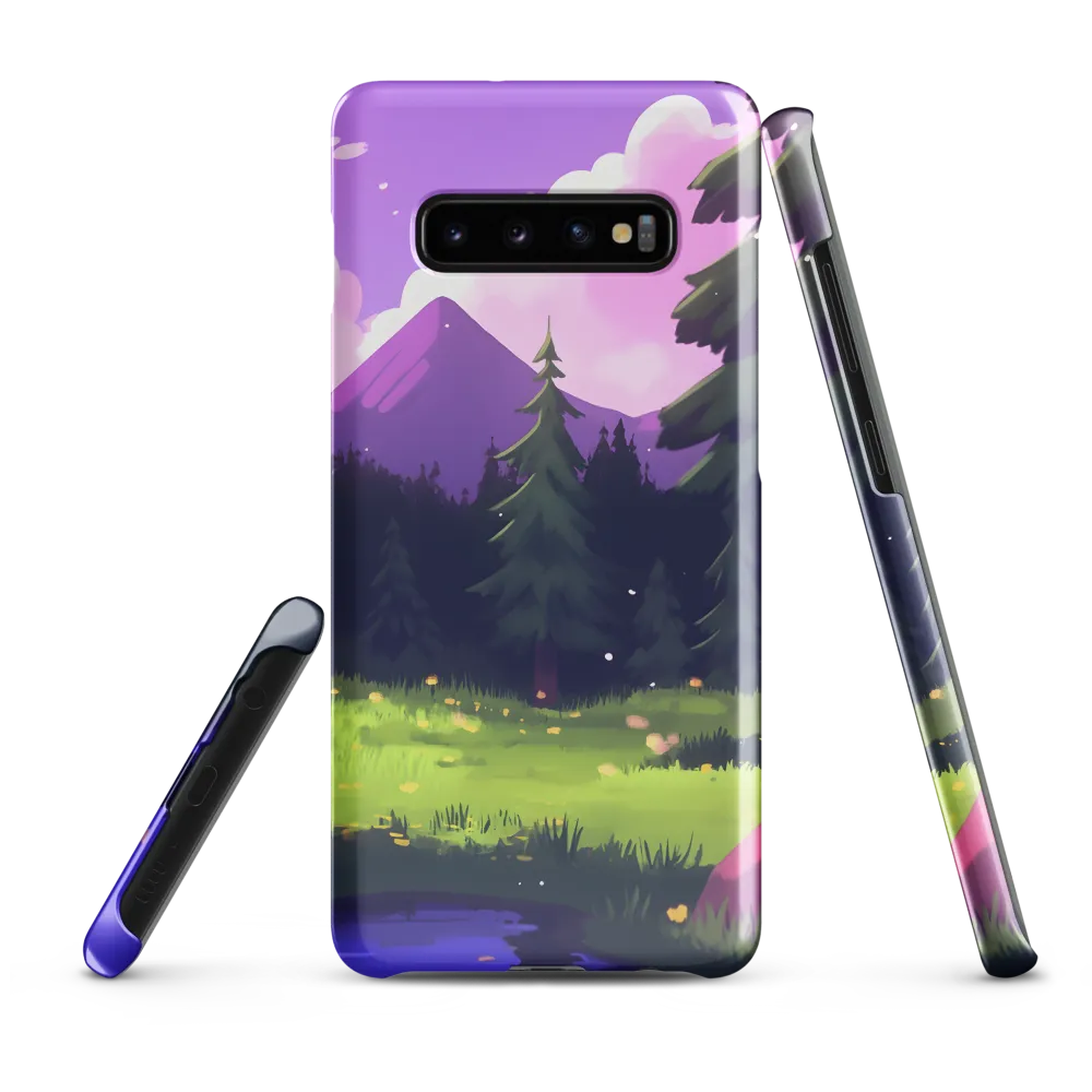 Tranquil Mountain Escape | Phone Case |  S10 Plus | Snap Case | Glossy