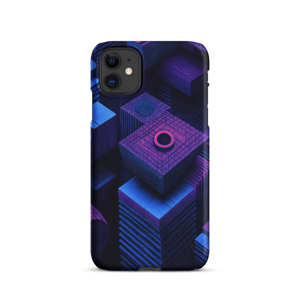 Geometric Dreams in Blue and Purple