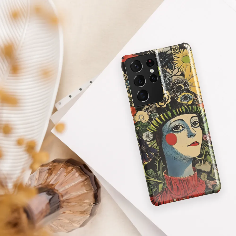 Floral Whimsy: A Portrait of Nature's Embrace