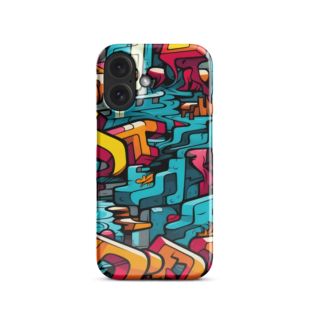 Urban Flow: A Graffiti Odyssey | Phone Case |  16 | Snap Case | Glossy