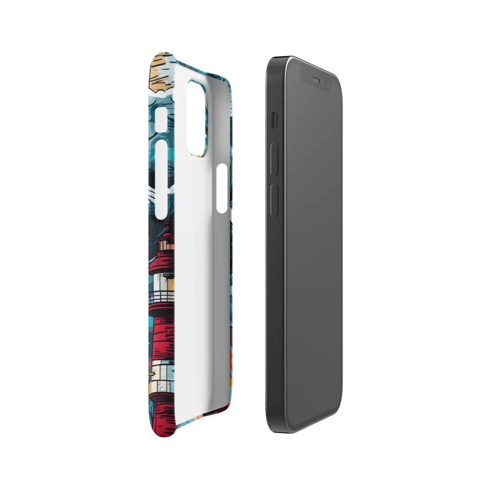 Turbulent Seas: A Lighthouse Adventure | Phone Case |  12 Mini | Snap Case | Matte