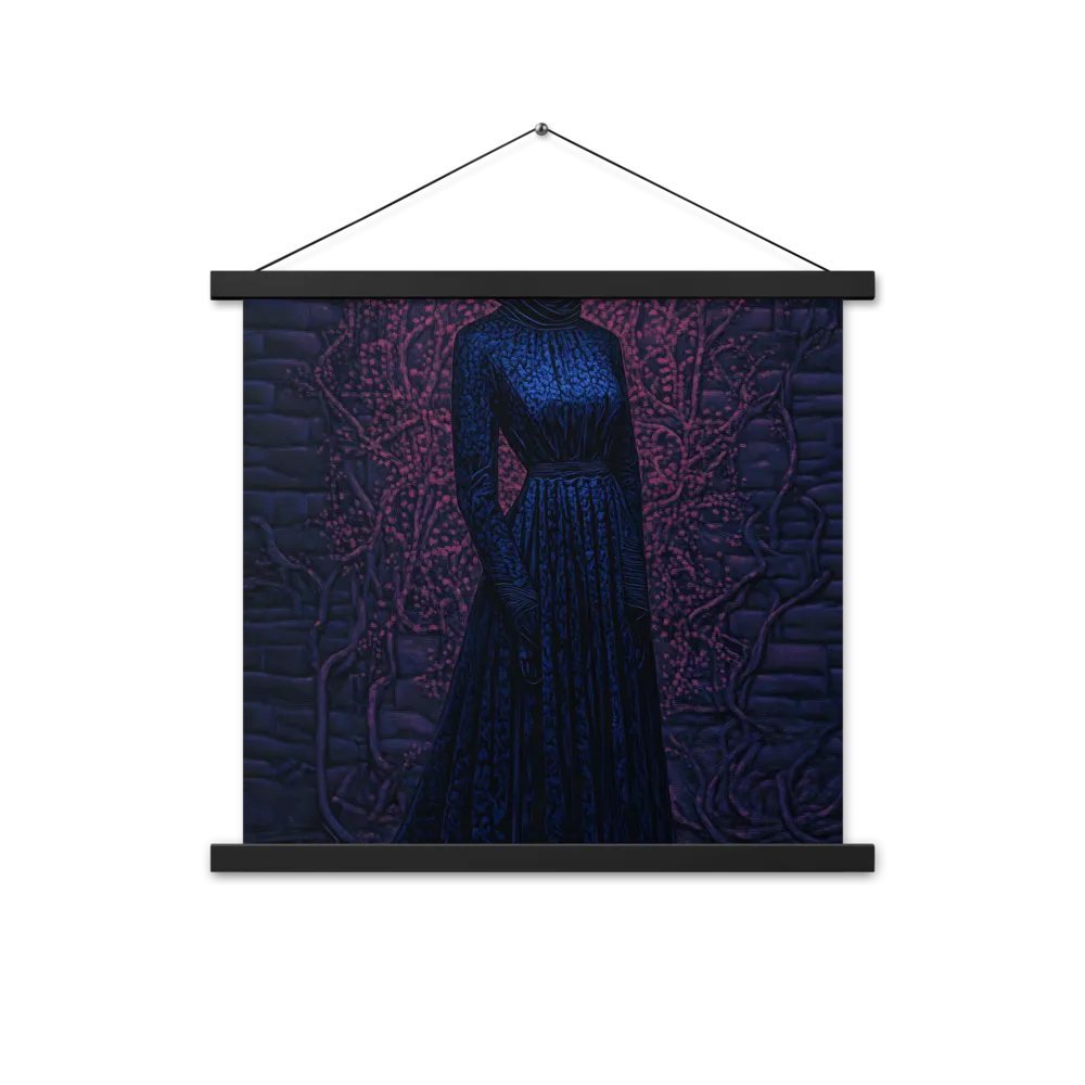 Veil of Enigma | Poster With Black Wood Hanger | 18″×18″