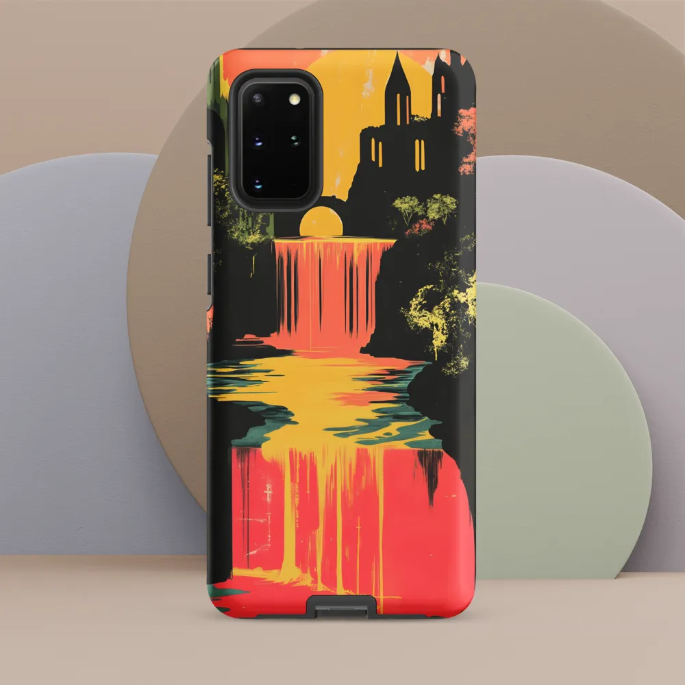 Elysian Echoes: A Surreal Reflections | Phone Case |  S20 Plus | Tough Case | Matte