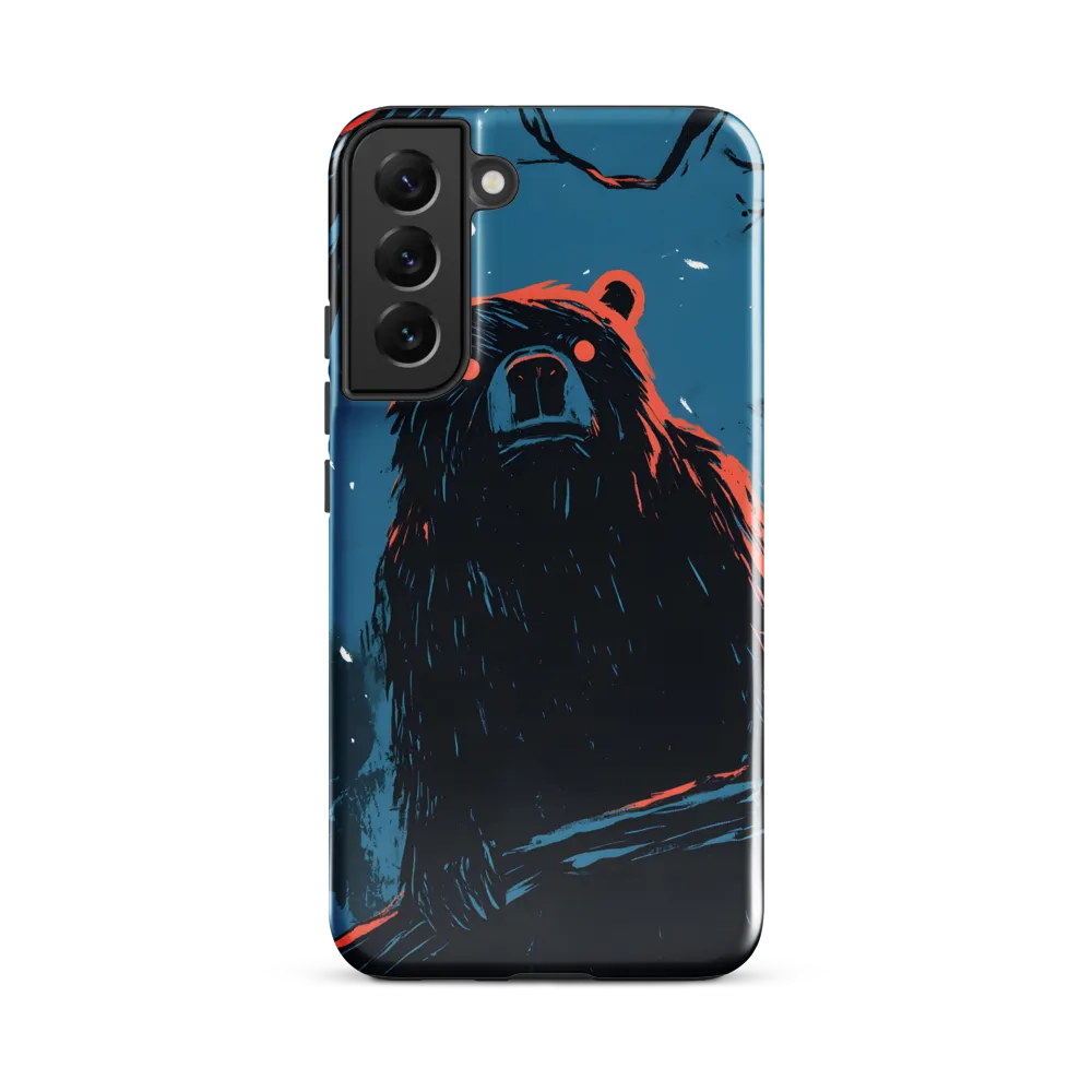 Eerie Majesty: A Bear in the Night