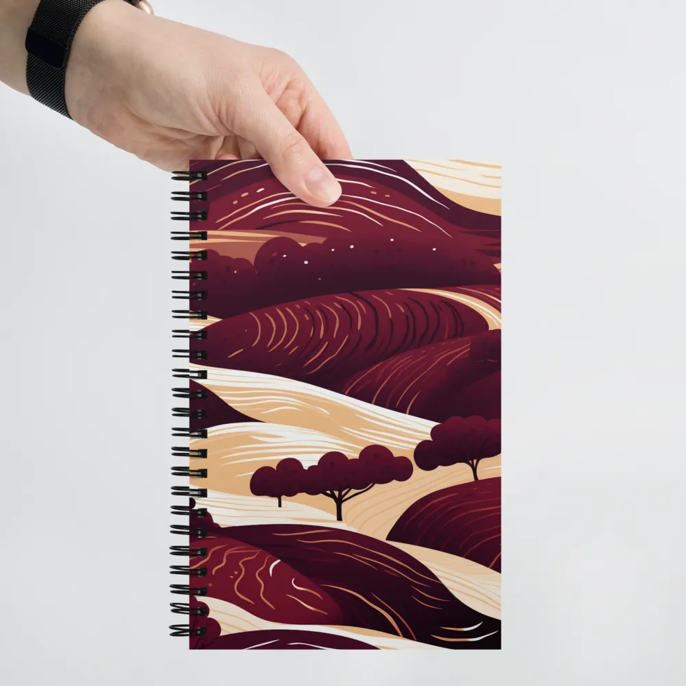 Serenity in the Hills | Spiral Notebook