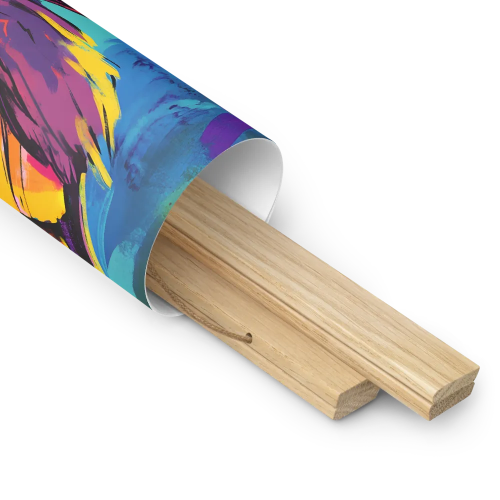 Guardian of Colors | Poster With Oak Wood Hanger | 14″×14″