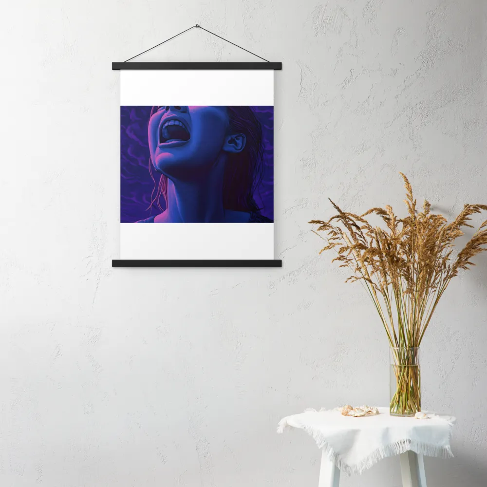 Echoes of Anguish | Poster With Black Wood Hanger | 18″×24″