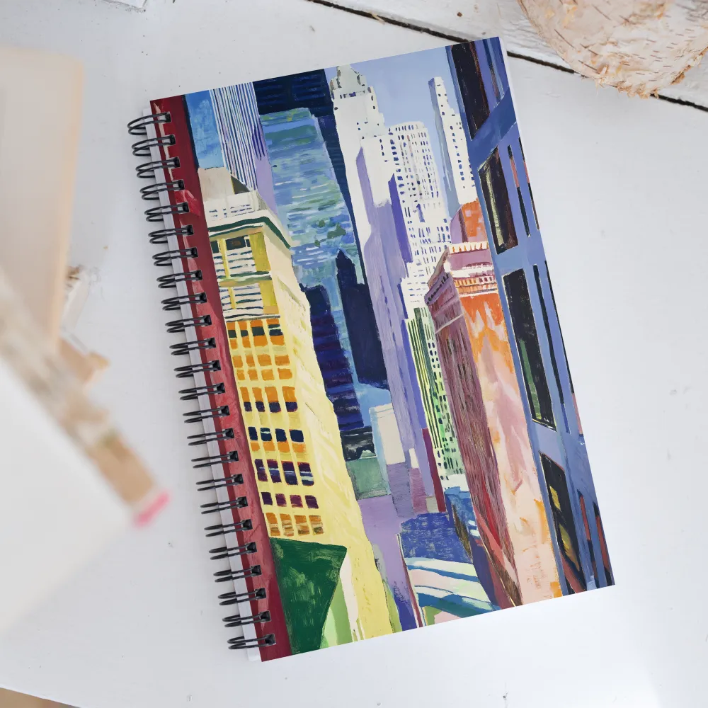 Urban Symphony in Color | Spiral Notebook