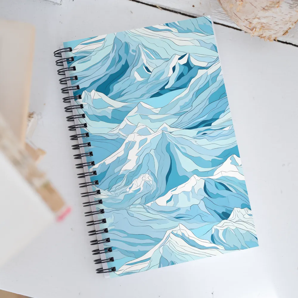 Majestic Peaks of Serenity | Spiral Notebook