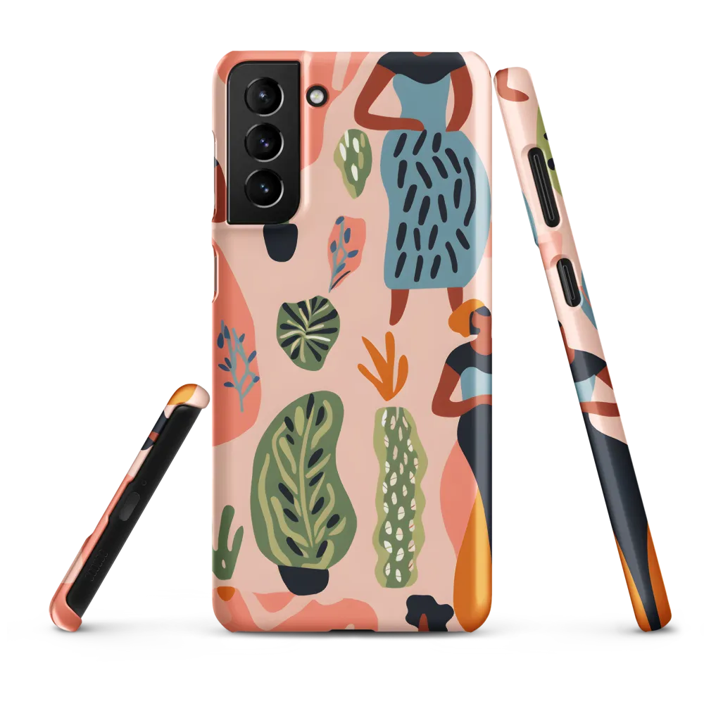Harmony of Nature and Femininity | Phone Case |  S21 Plus | Snap Case | Matte