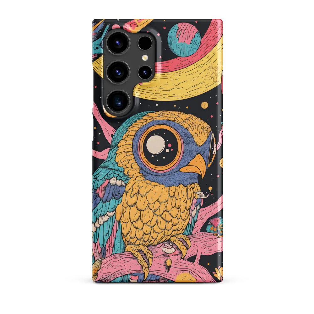 Whimsical Cosmic Owl | Phone Case |  S24 Ultra | Snap Case | Matte