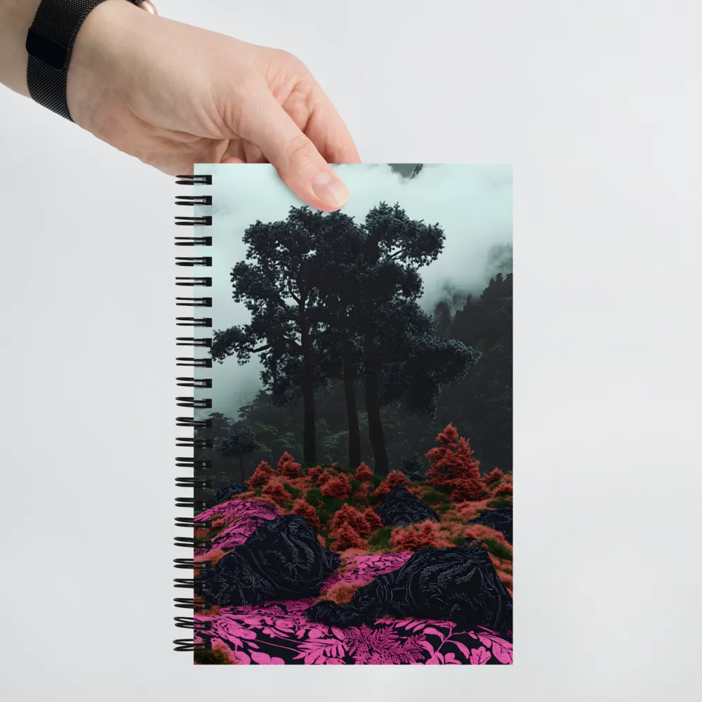 Whispers of a Surreal Landscape | Spiral Notebook