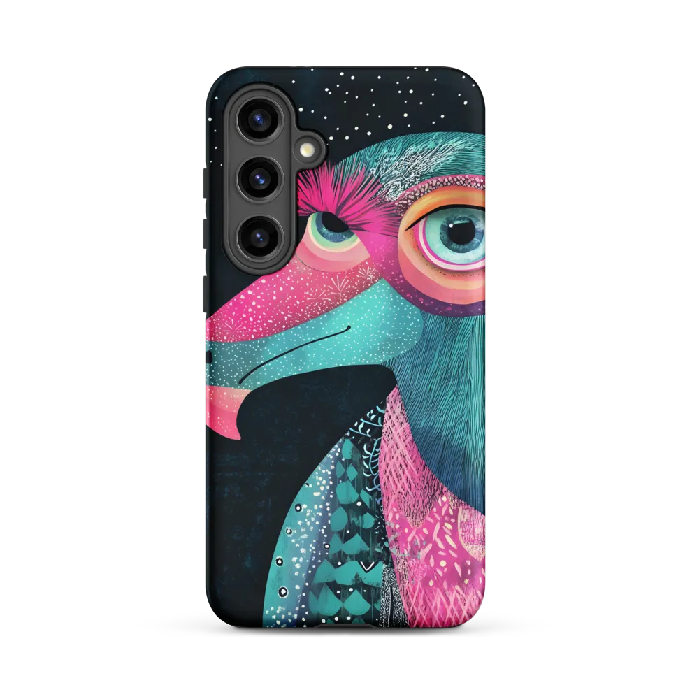 Whimsical Vulture: A Dance of Colors