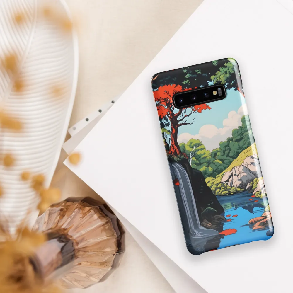 Elysian Cascade | Phone Case |  S10 Plus | Snap Case | Glossy