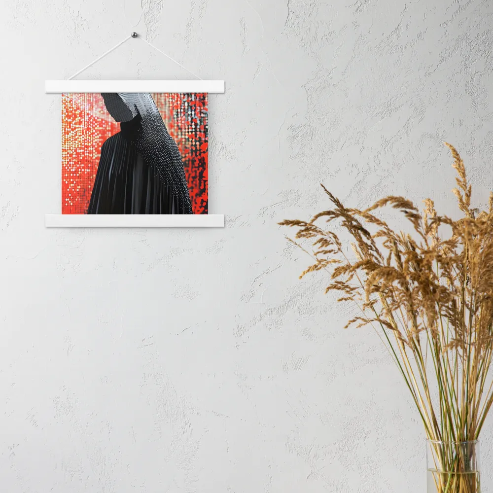 Veil of Modernity | Poster With White Wood Hanger | 10″×10″