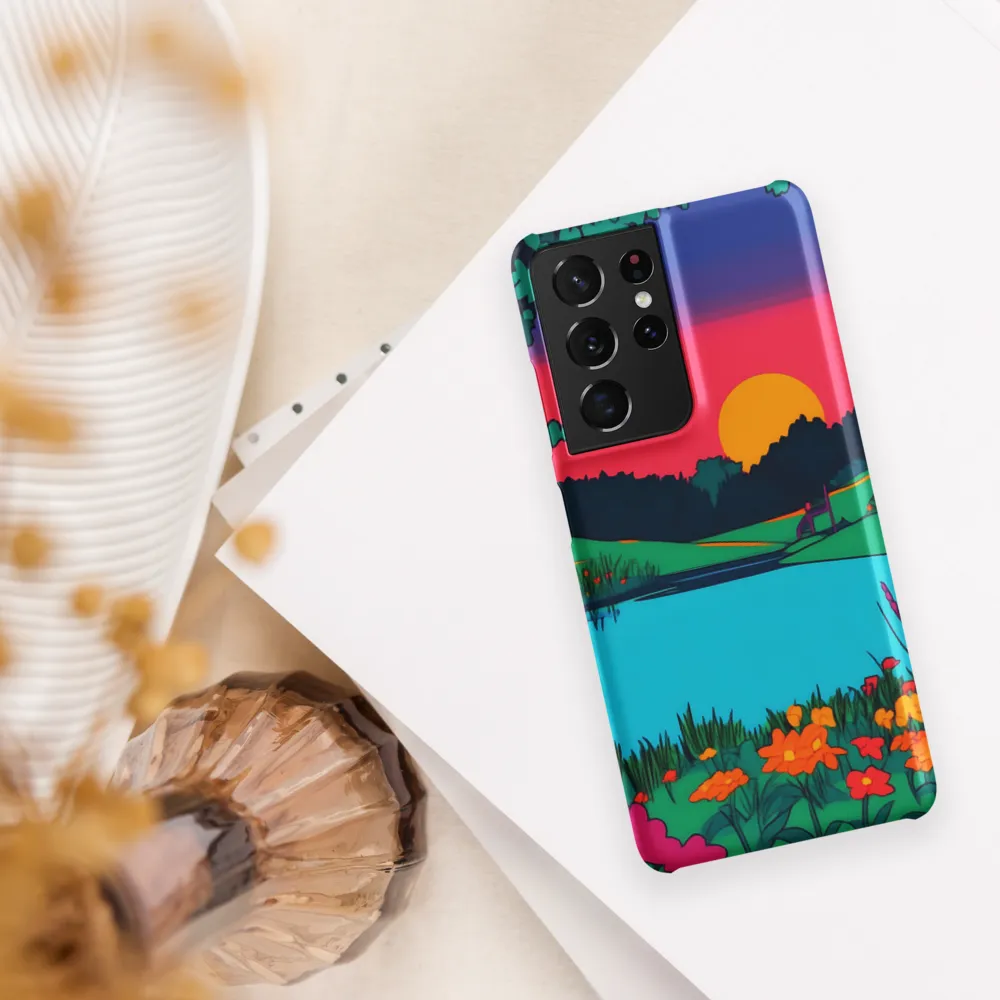 Serenity at Sunset | Phone Case |  S21 Ultra | Snap Case | Matte