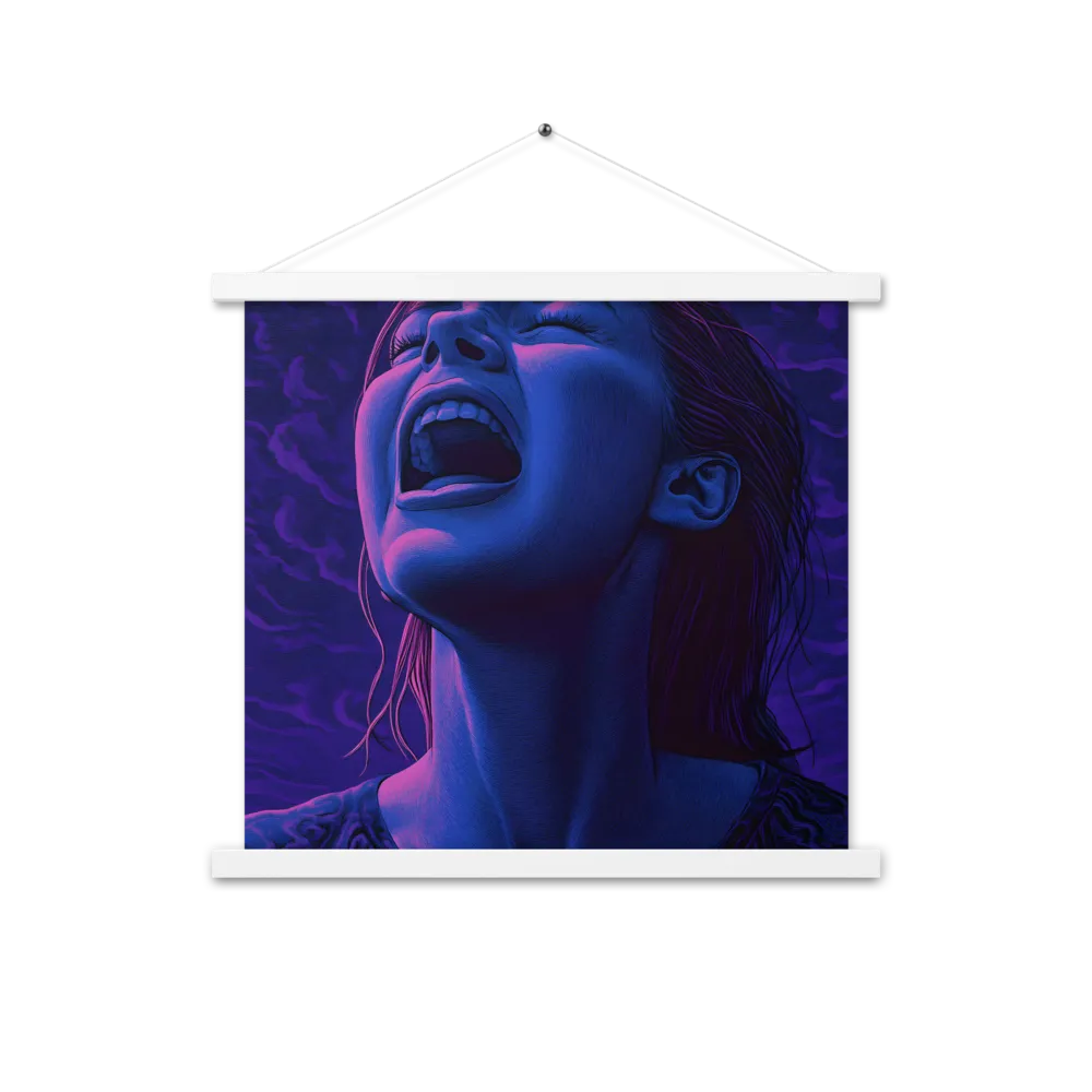 Echoes of Anguish | Poster With White Wood Hanger | 18″×18″
