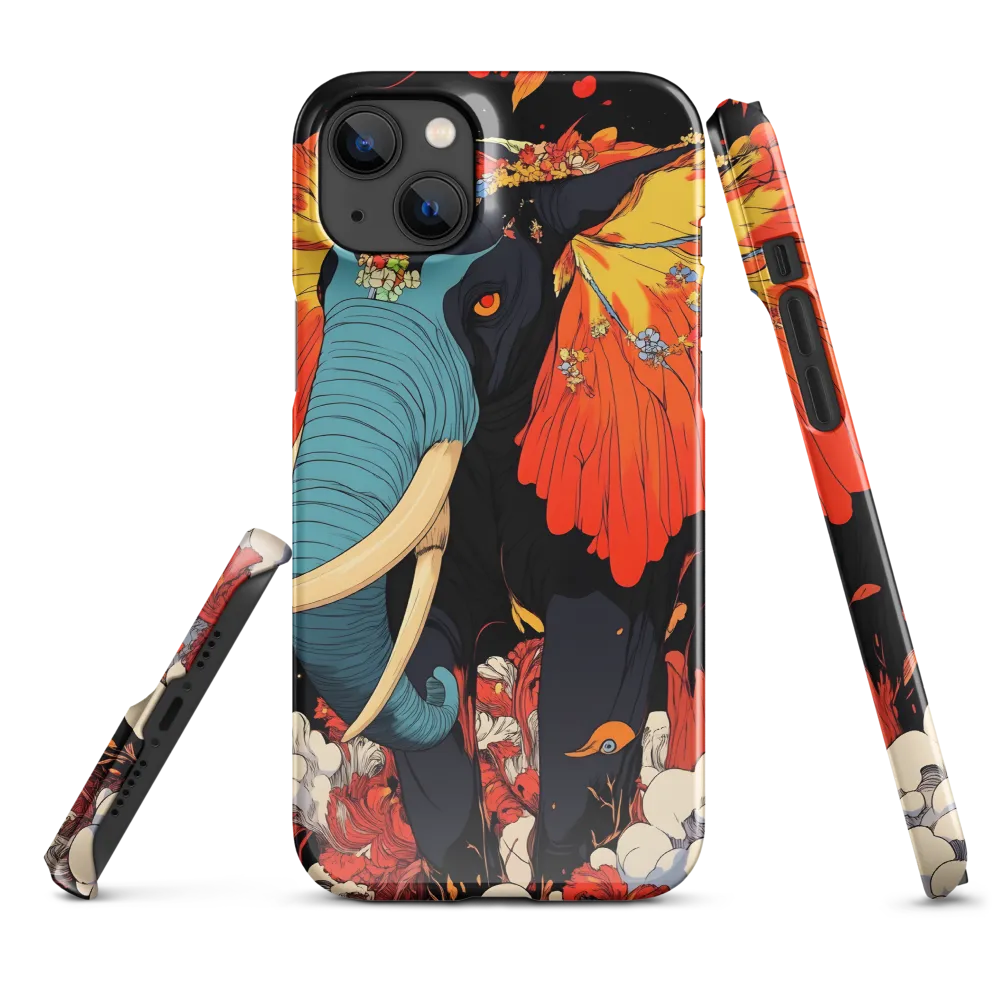Majesty of the Floral Elephant | Phone Case |  14 Plus | Snap Case | Glossy