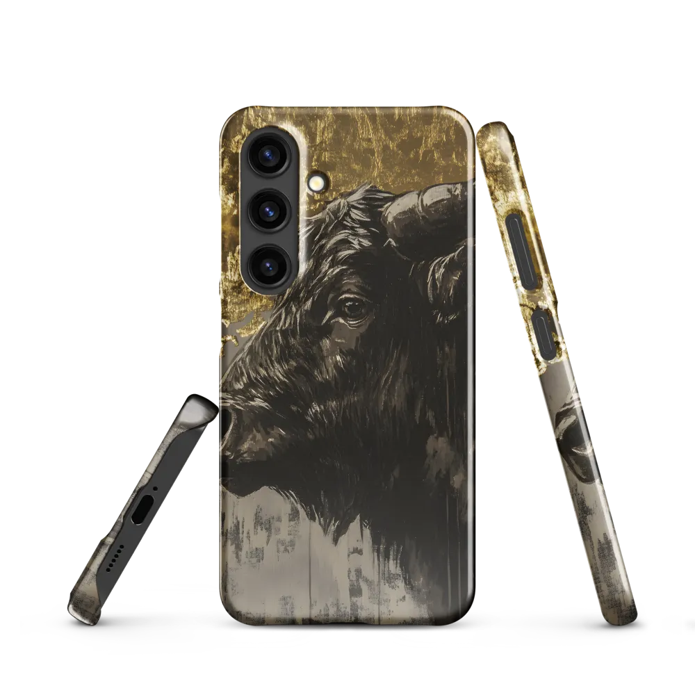 Gilded Bison in Profile