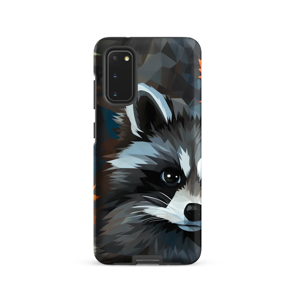 Whispers of Autumn: The Raccoon's Gaze | Phone Case |  S20 | Tough Case | Matte