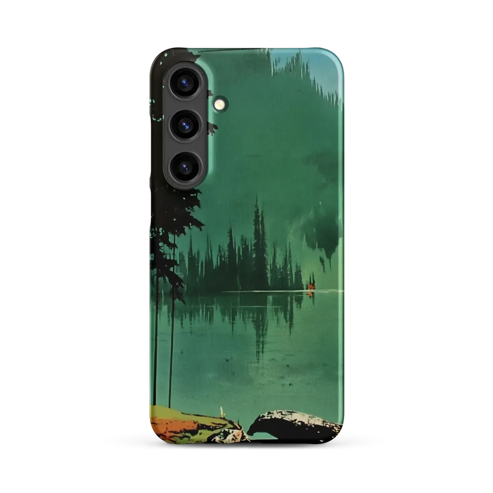 Serenity Reflected: A Tranquil Lake Scene