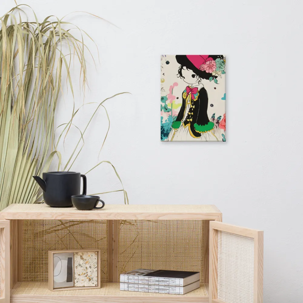 Whimsical Garden Reverie | Canvas | 12″×16″