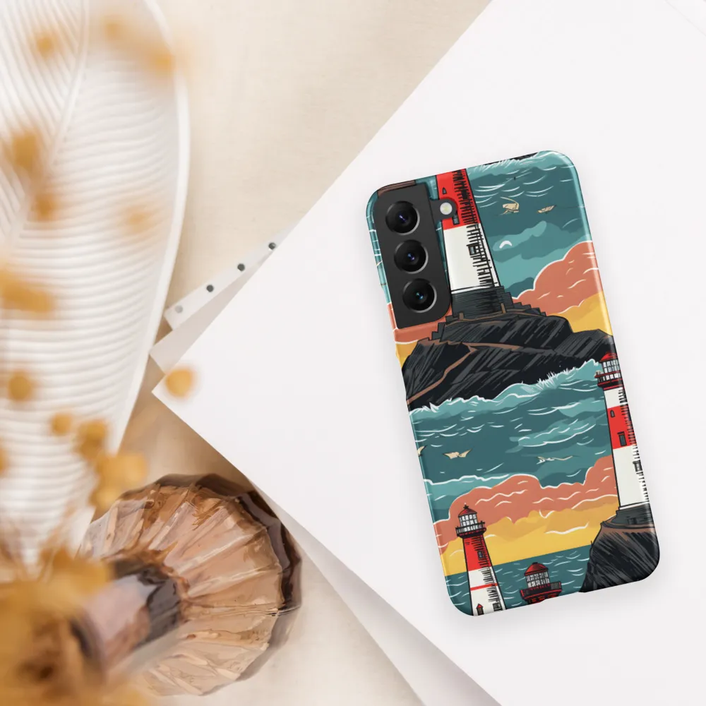 Lighthouses in a Whimsical Ocean